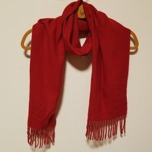 V. FRAAS red Coshmink scarf